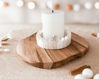 3D printing file including commercial license - STL - Advent wreath-house wreath