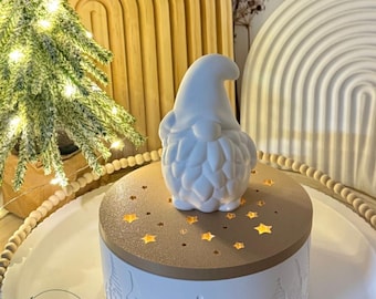 3D printing file including commercial license - STL star lid for gnome bowl