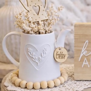 3D-Druck Datei inkl. kleiner Gewerbelizenz- STL-Kännchen-Gießkanne-Milchkanne-Dekokanne-mit Herzblumen