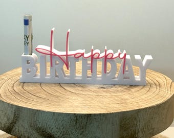 3D printing file including commercial license - STL - Bambustudio - Happy Birthday