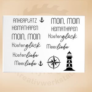 RUB-On Sticker „Ankerplatz“, A5 randlos, glänzend schwarz