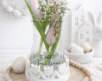 3D printing file including commercial license - STL tulip wreath - spring wreath