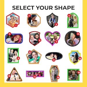 Design Your Own Photo Patch Custom Embroidery Patch All Shape Available. Put any picture or text on a patch. Iron/Sew on/Hook & loop backing image 3