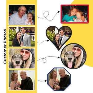 Design Your Own Photo Patch Custom Embroidery Patch All Shape Available. Put any picture or text on a patch. Iron/Sew on/Hook & loop backing image 4