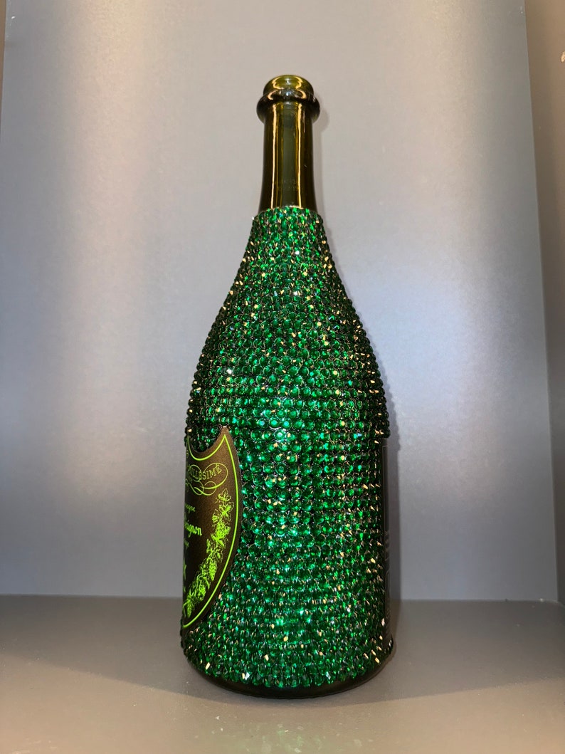 Dom Pérignon Bottle 75 Cl EMPTY Green Champagne Etsy