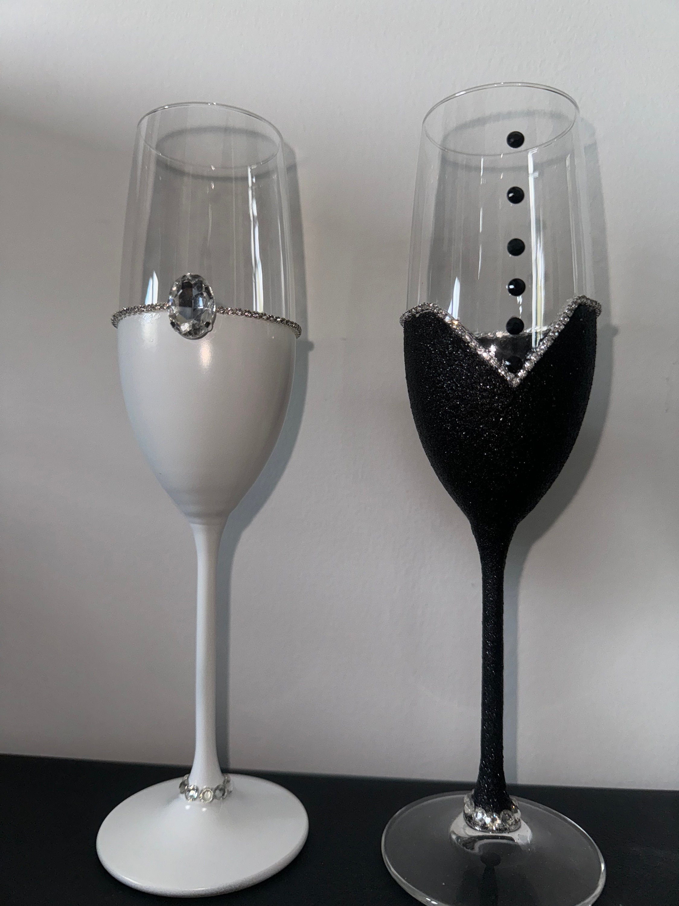 Flute à champagne personnalisée pour mariage - Idealisa