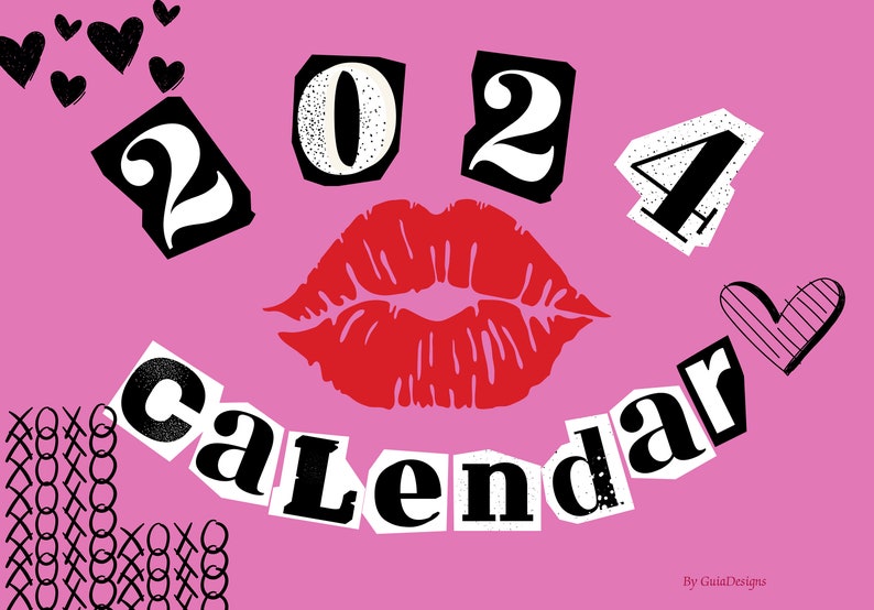Printable Mean Girls Calendar 2024 Etsy Australia