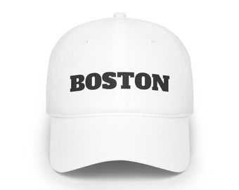 Low Profile Baseball Cap100 % COTTON BOSTON