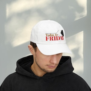 Distressed Cotton Dad Cap: Friday Weekend Baseball Hat