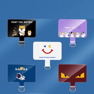 Cartoon Connector Patch für Telefon-Lanyards, Handy-Armband, Telefon-Karte, Telefon-Halsketten-Halterung, Tab für Telefon