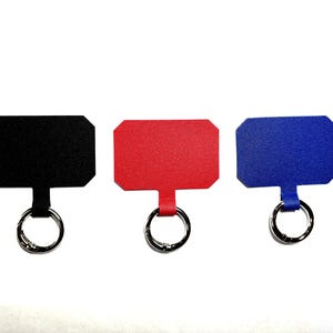 Parche conector para cordones de teléfono, correa de teléfono, tarjeta de teléfono, correa de teléfono, pestaña para teléfono
