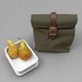Printable Patterns for Lunch Bag Templates With Tutorial for Canvas and Leather Sewing Patterns ...