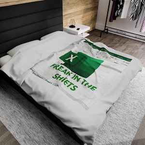 Freak in the Sheets Plüschdecke - Weicher, samtiger Überwurf mit matter Oberfläche, humorvolles Geschenk für Paare, Schlafzimmer- und Wohnzimmerkomfort Bild 5