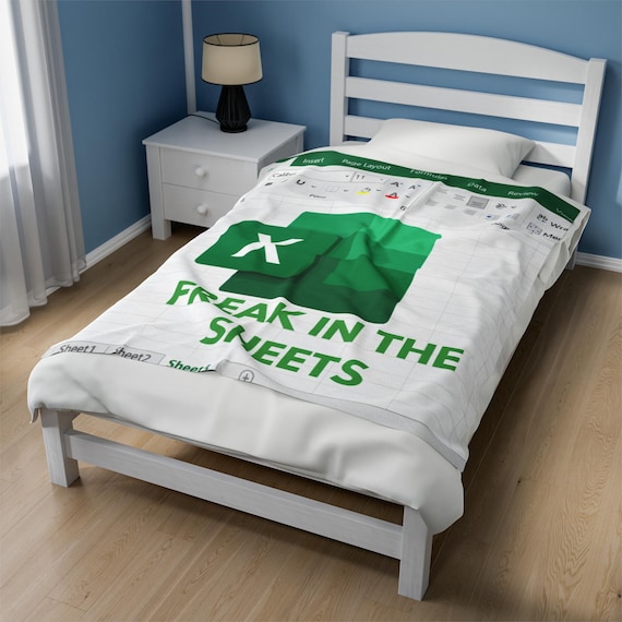 Freak in the Sheets Velveteen Plush Blanket | Cozy Soft Matte Finish | Perfect Gift for Home Decor & Comfort Lovers