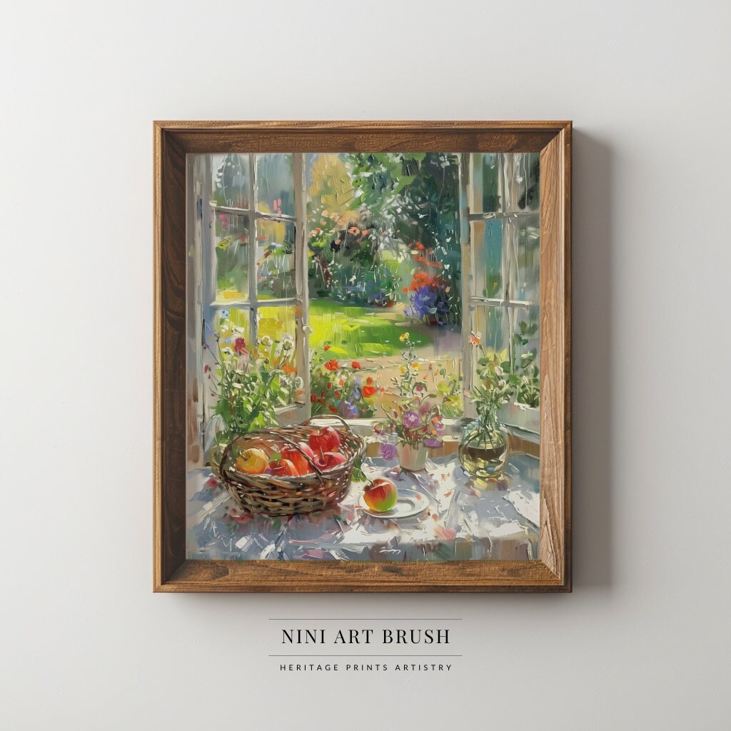 Floral Wall Art Spring Decor Garden Print Still Life Print Fruit ...