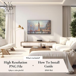 Big Ben Print Samsung Frame TV Art Christmas Frame TV Art Winter Frame TV Art London Christmas Decor Christmas Tree Vintage Oil Painting
niniartbrush
nini art brush
london frame tv art
