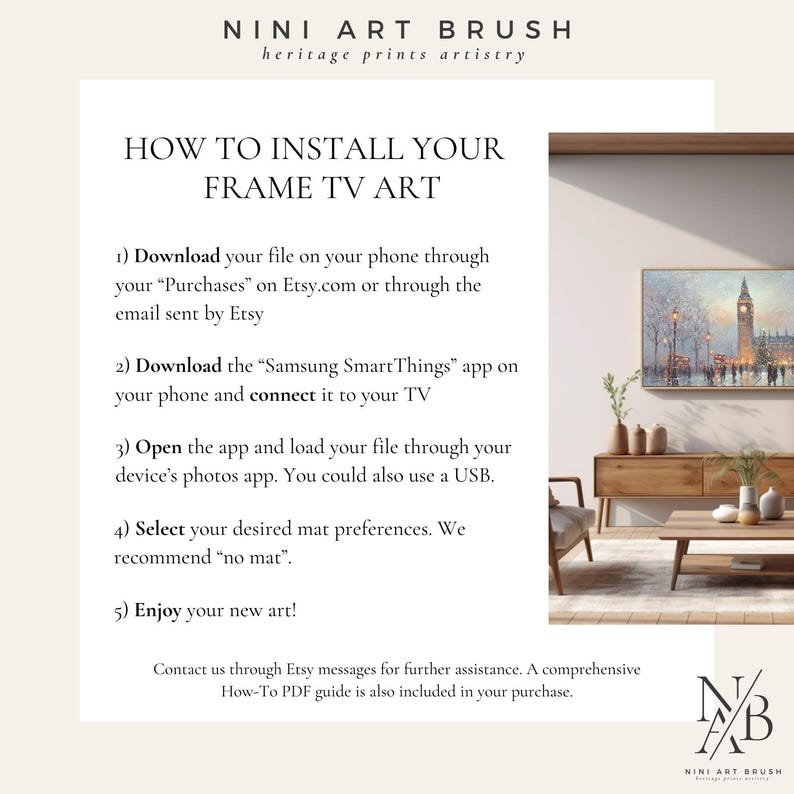 how to install samsung frame tv art