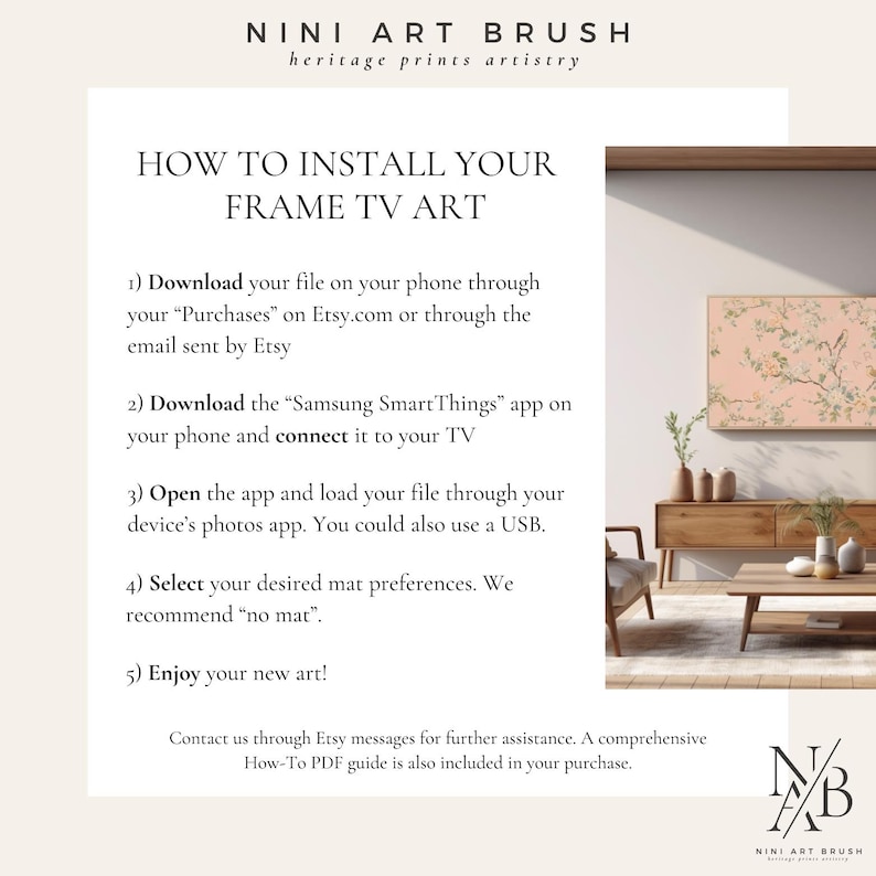 Pink Chinoiserie Wall Art Samsung Frame TV Art Chinoiserie Frame TV Art Spring Frame TV Art Princesscore Cottagecore Decor Farmhouse Decor niniartbrush
nini art brush