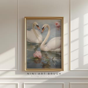 Coquette Room Decor
Printable Wall Art
Digital Download
Swan Digital Print
Princess Decor
Swan Digital Print
Swan Lake Painting
Downloadable Art
Floral Swan Art
Balletcore Downloadable Print
Cottagecore Decor
Vintage Coquette Painting
Nini Art Brush