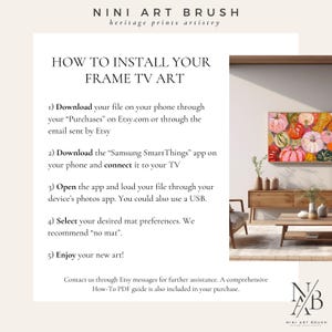 how to install samsung frame tv art instructions