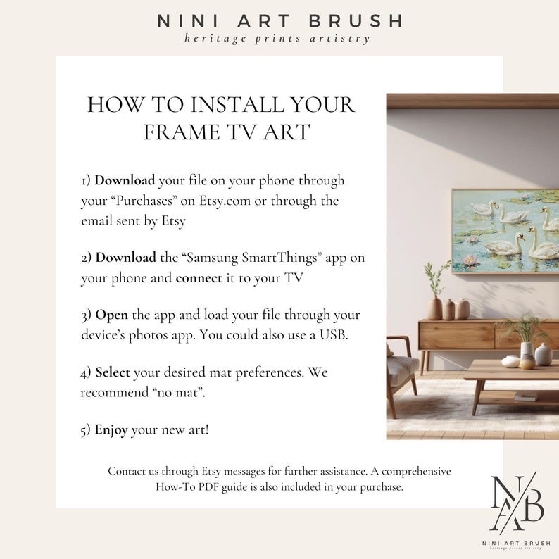 how to install samsung frame tv art