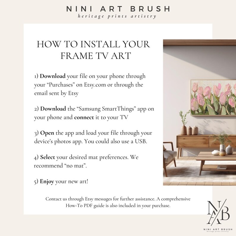 how to install samsung frame tv art