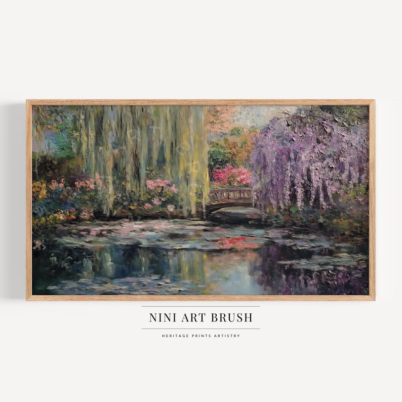 Monet Frame TV Art Vintage Spring Frame TV Art Floral Samsung Frame TV Art Monet Print Vintage Oil Painting Lily Pad Print Cottagecore Decor spring decor
spring tv art
floral frame tv art
niniartbrush
nini art brush