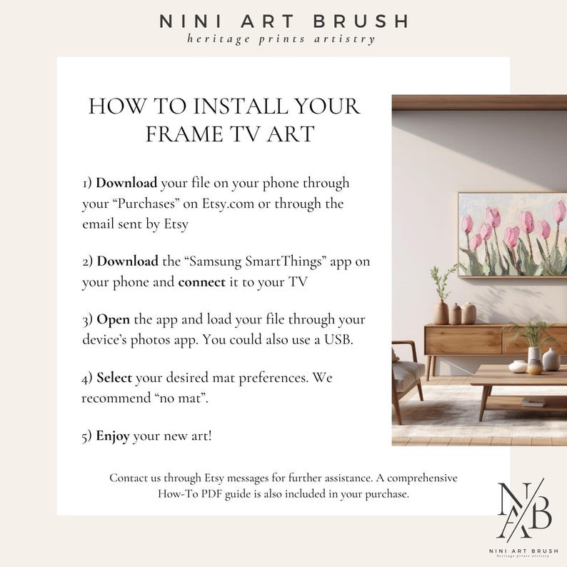 how to install samsung frame tv art
