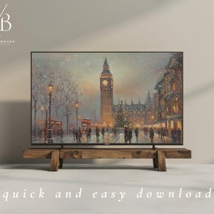 Big Ben Print Samsung Frame TV Art Christmas Frame TV Art Winter Frame TV Art London Christmas Decor Christmas Tree Vintage Oil Painting
niniartbrush
nini art brush
london frame tv art