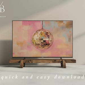 Gold Disco Ball Painting Samsung Frame TV Art Disco Ball Print Frame TV Art Girly Frame TV Art Disco Ball Decor Mirrorball Art Oil Painting mirrorball painting niniartbrush
nini art brush