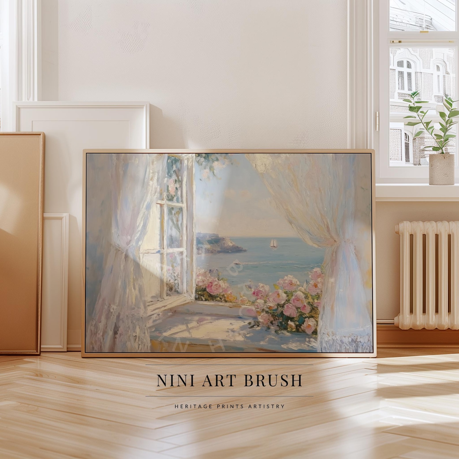 Princesscore Decor Coastal Wall Art Summer Decor Floral Print Cottagecore Decor Vintage ...