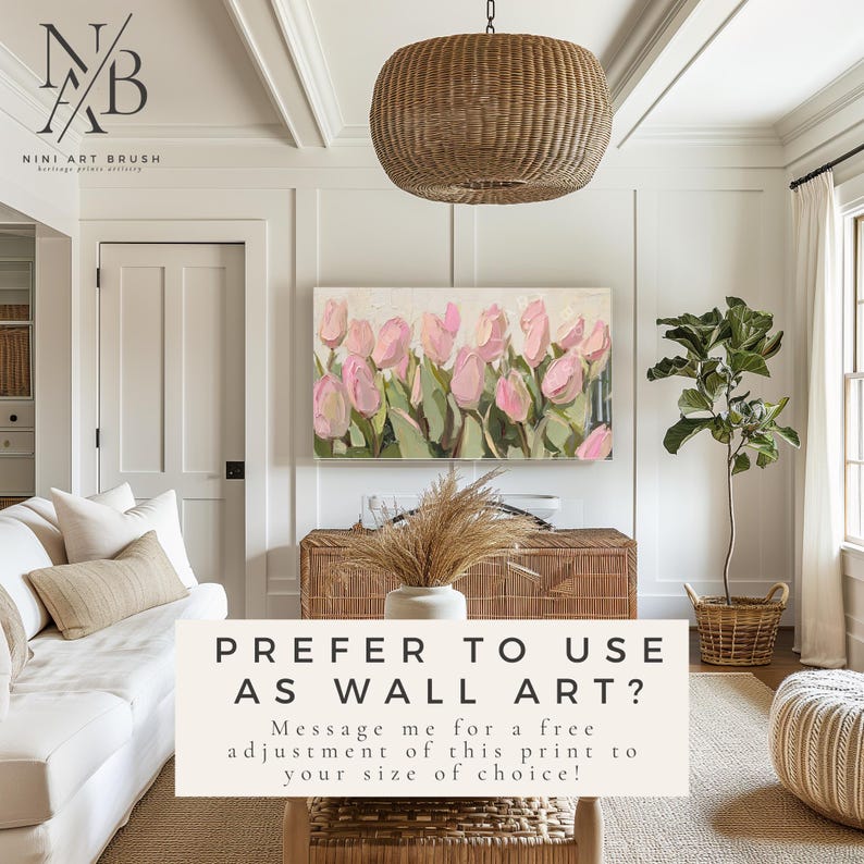 Pink Tulips Samsung Frame TV Art Spring Frame TV Art Floral 3D Acrylic Frame TV Art Spring Decor Textured Floral Art Impasto Painting easter frame tv art easter decor oil painting niniartbrush
nini art brush
tulip frame tv art
tulip tv art