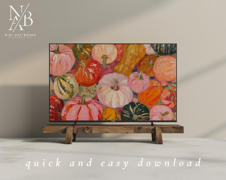 Pumpkin Frame TV Art Autumn Samsung Frame TV Art Fall Frame TV Art Halloween Decor Fall Decor Pumpkin Patch Goud Oil Painting Pumpkin Print
niniartbrush
nini art brush