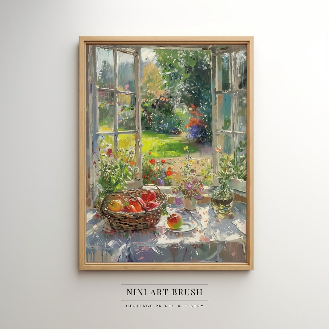 Floral Wall Art Spring Decor Garden Print Still Life Print Fruit ...