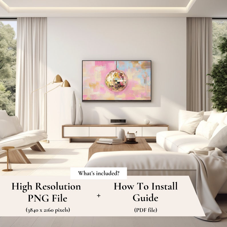 Gold Disco Ball Painting Samsung Frame TV Art Disco Ball Print Frame TV Art Girly Frame TV Art Disco Ball Decor Mirrorball Art Oil Painting mirrorball painting niniartbrush
nini art brush