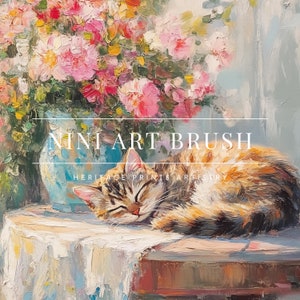 Floral Cat Art Print Vintage Cat Art Printable Wall Art Cottagecore Decor Coquette Room Decor Kitty Cat Painting Cat Lover Gift Oil Painting nursery decor
floral wall art
spring wall art
spring decor
niniartbrush
nini art brush