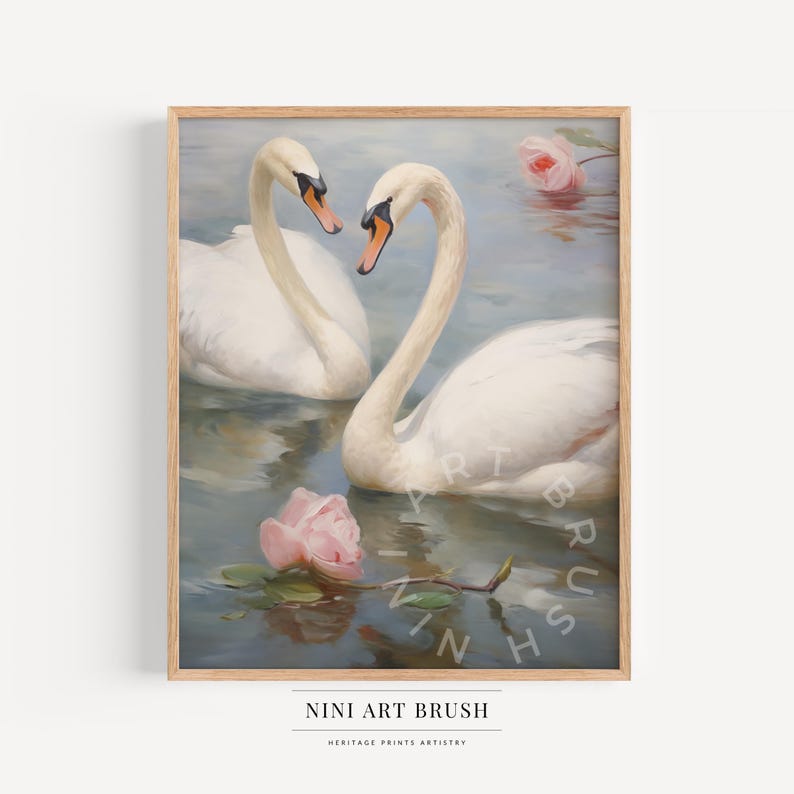 Coquette Room Decor
Printable Wall Art
Digital Download
Swan Digital Print
Princess Decor
Swan Digital Print
Swan Lake Painting
Downloadable Art
Floral Swan Art
Balletcore Downloadable Print
Cottagecore Decor
Vintage Coquette Painting
Nini Art Brush