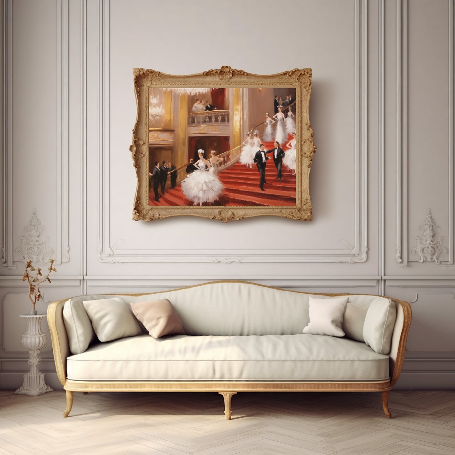 Ballet Printable Wall Art Ballet Print Coquette Room Decor Vintage Oil ...