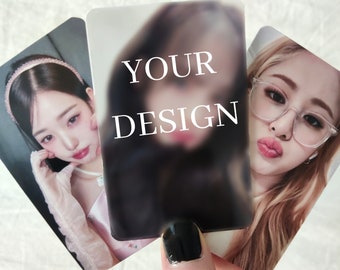 CUSTOM photocards | kpop gift merch | lomo pc