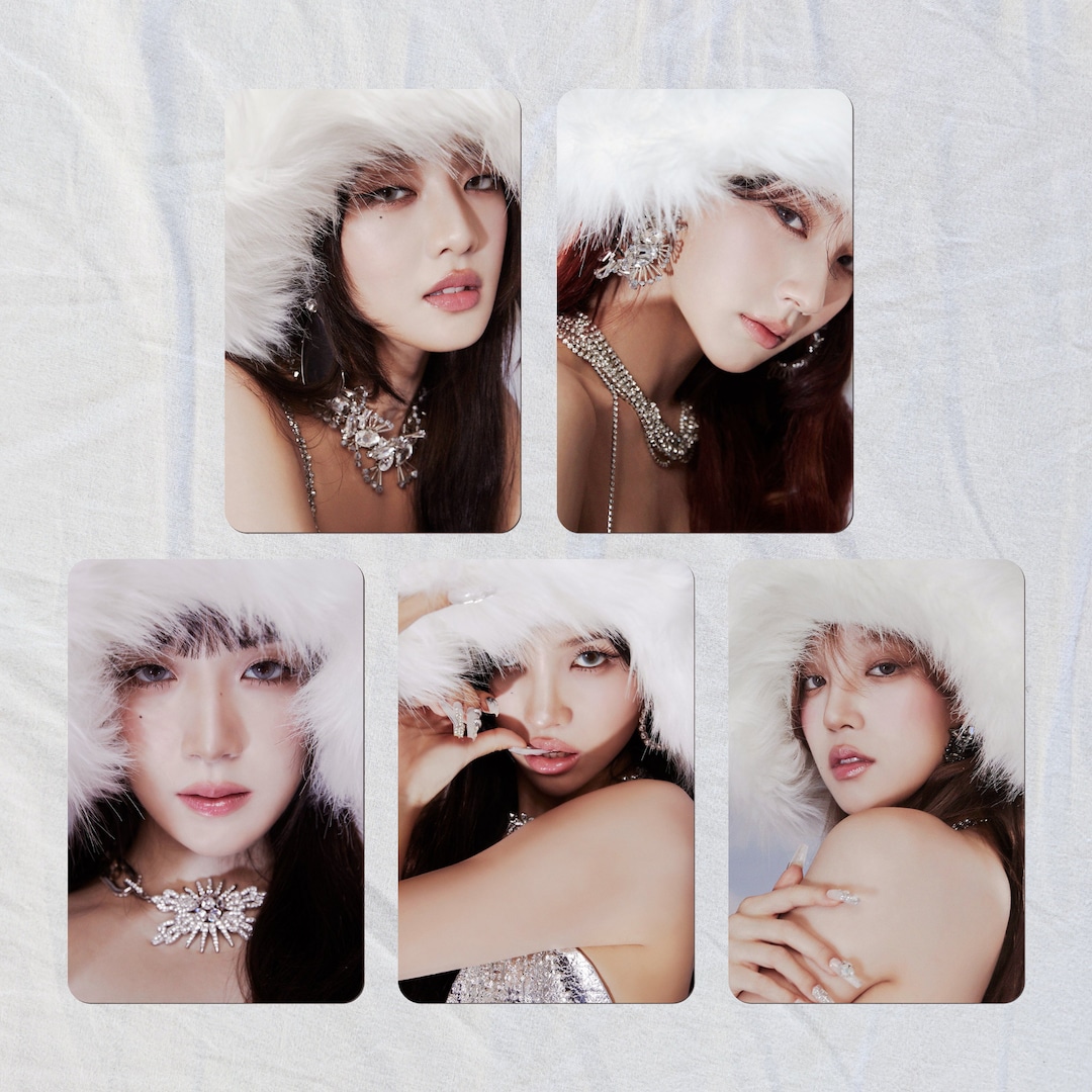 GIDLE Photocard Set 2nd Full Album 2 Soyeon Minnie Yuqi Shuhua Miyeon Pc Kpop Gift Merch Etsy