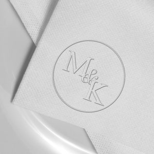 Gravador de iniciais de casamento｜gravador personalizado｜gravador de guardanapos｜gravador de biblioteca