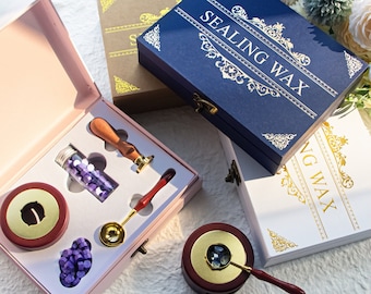 Custom Wax Stamp kit, Personalize Any Logo, Personalized Wax Stamp kit for Wedding Invitations, Custom Wax Stamps for Gifts