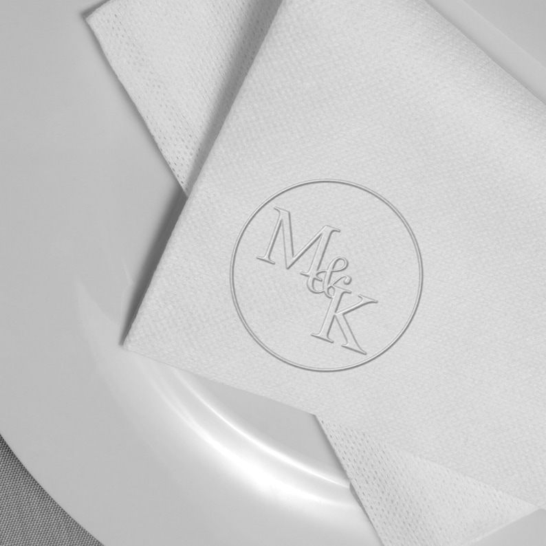 Relevo de casamento personalizado｜ Carimbo de relevo de iniciais｜ Relevo de casamento personalizado｜ Relevo de guardanapo｜ Relevo de monograma｜ Carimbo de convite de casamento imagem 3