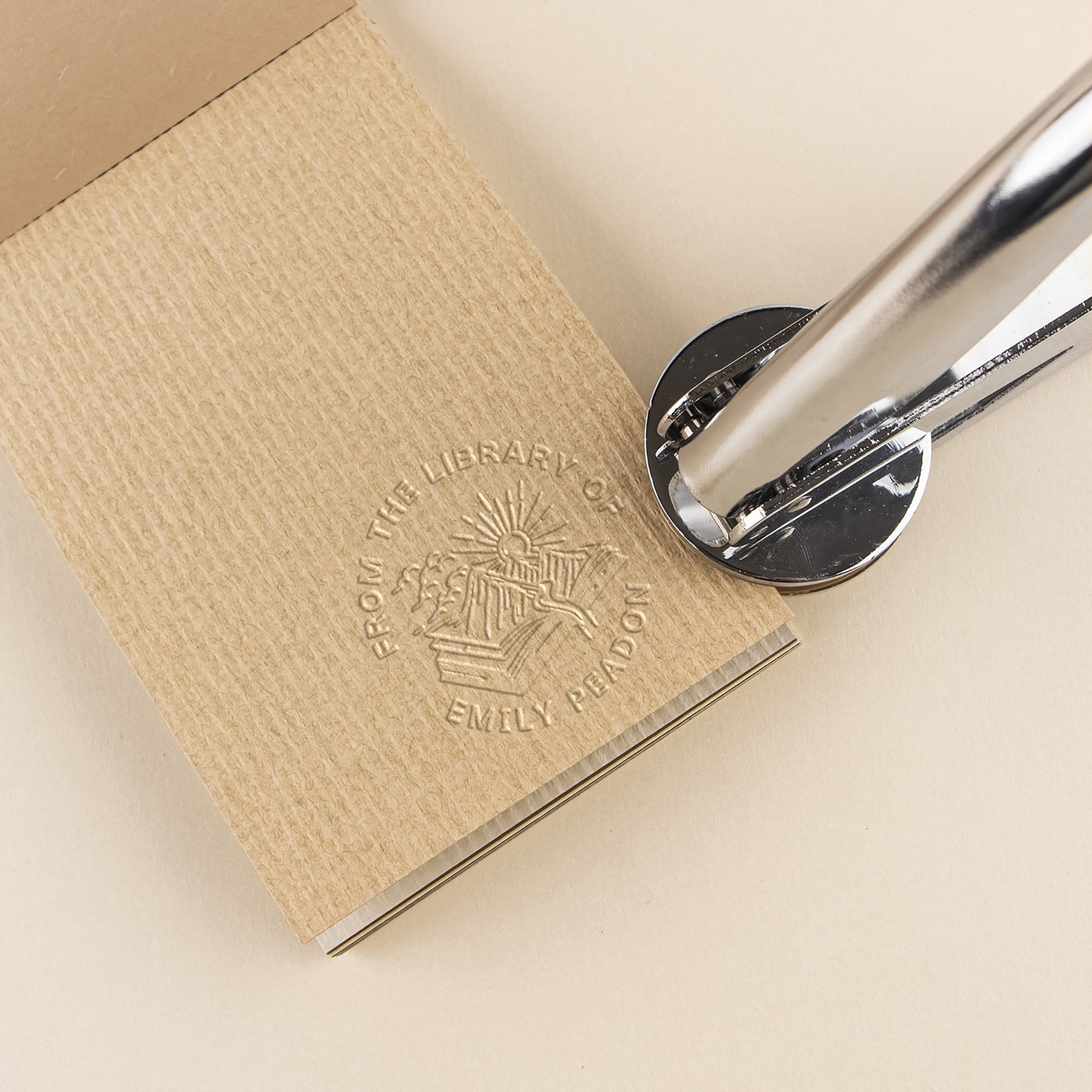 Custom Embosser, Personalized Book Embosser, Book Embosser, Custom Book