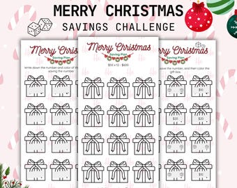 Christmas Savings Challenge