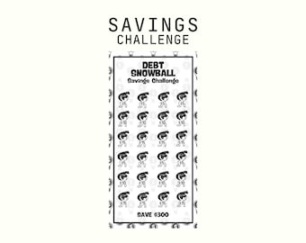 Mini Debt Snowball Savings Challenge | Low Income Savings Challenge | Savings Template| Save 300 | Financial Goal | Savings
