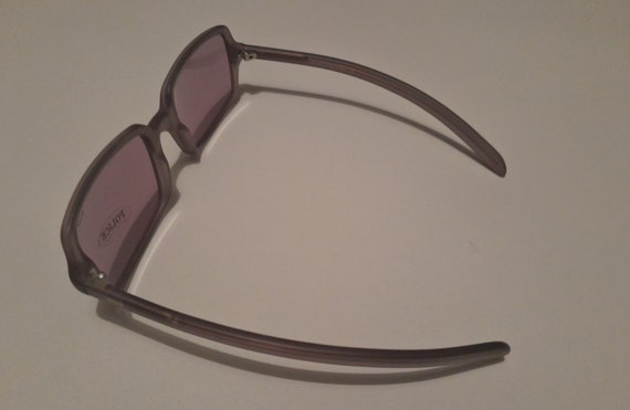 Rare Vintage Police Sunglasses Purple Pink Square… - image 8