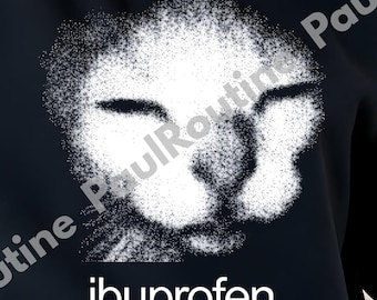 Funny Ibuprofen Cat Meme PNG, Funny Cat Shirt, Stupid Cat Gifts, Ugly Cat Shirt, Unhinged Shirt, Cringe Shirt, Inappropriate Shirt