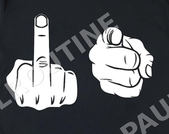 Funny Middle Finger PNG, Sarcastic F You Meme Design, Bold Attitude Humor Graphic, Trendy Offensive Quote, Digital Download