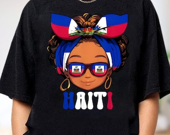 Haitis afrocentriska kvinna PNG, haitisk flagga digital nedladdning